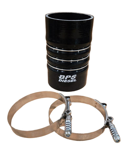 ATE x BPS 4" x 7" Length CAC Hose Coupler - Reinforced 6-Ply Silicone Coupler for Charge Air Coolers