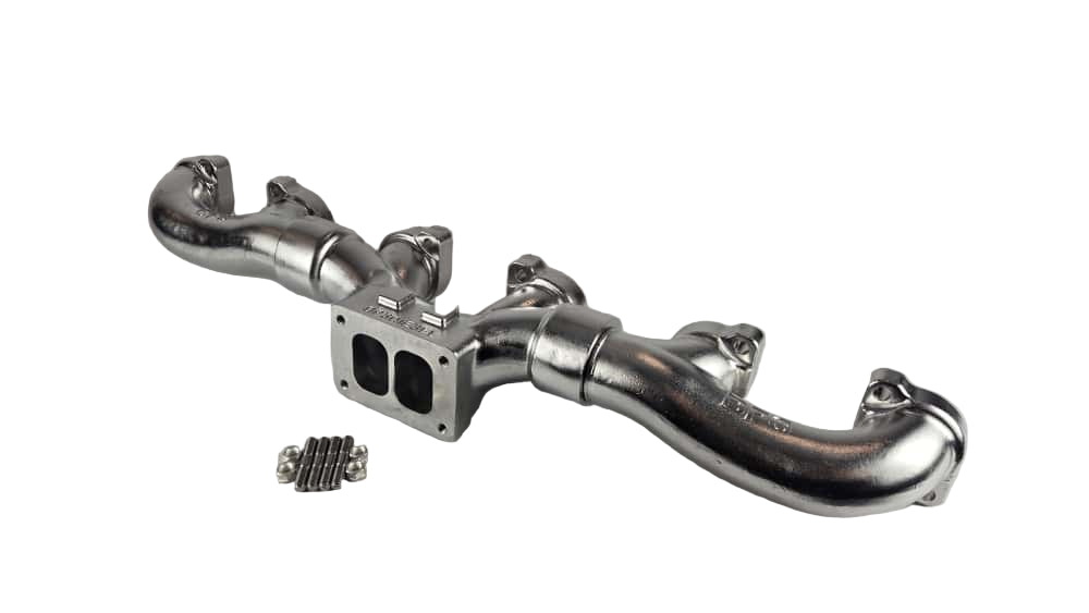 ATE Detroit Series 60 High Mount Stainless Exhaust Turbo Manifold Kit T6